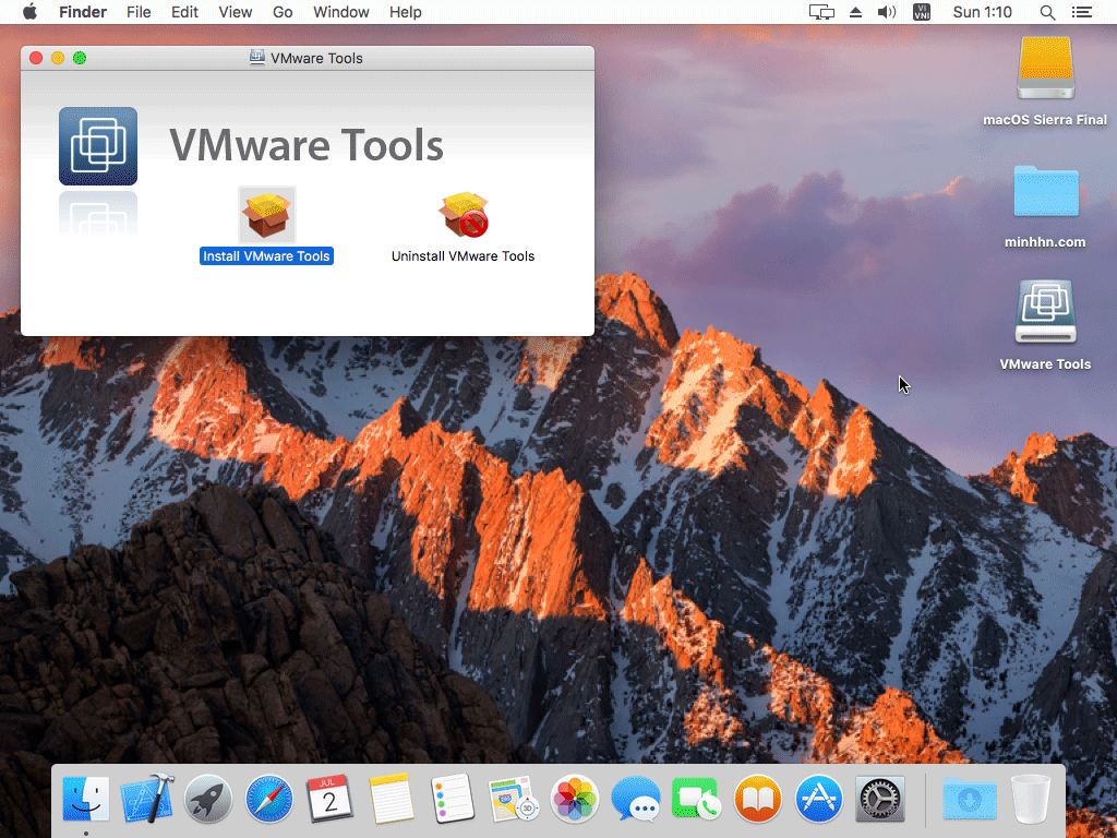 vmware tools iso for mac os
